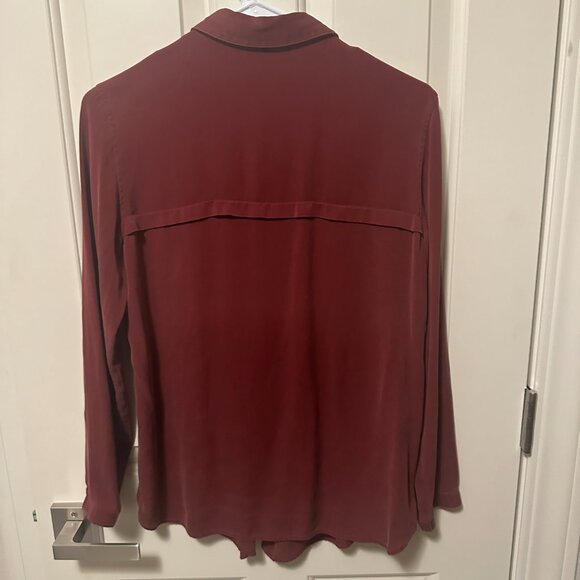 Theory Button-Front Top - Picture 4 of 4